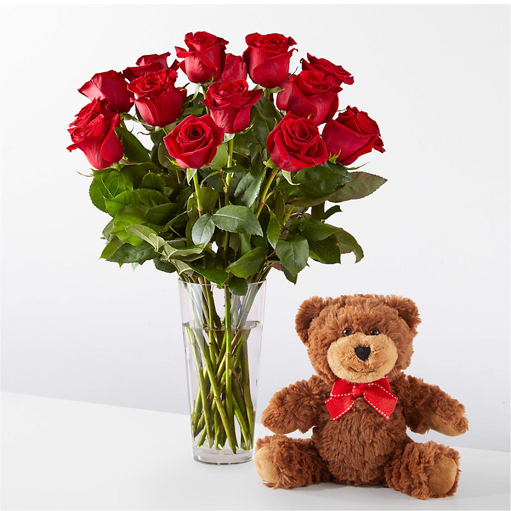 Romantic Long Stem Red Rose Bouquet Bundles – Schoodic In Bloom, Winter Harbor ME