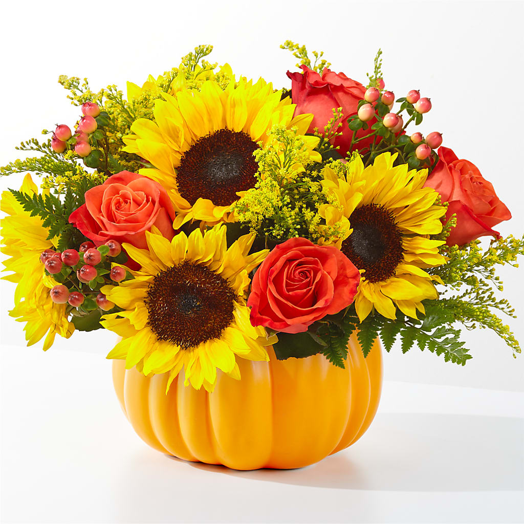 Pick of the Patch Pumpkin Bouquet – Schoodic In Bloom, Winter Harbor ME