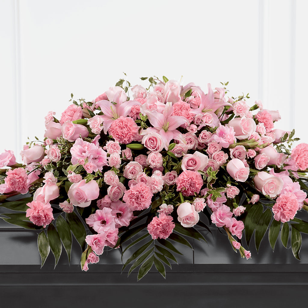 Garden of Comfort Casket Spray (Standard) – Schoodic In Bloom, Winter Harbor ME