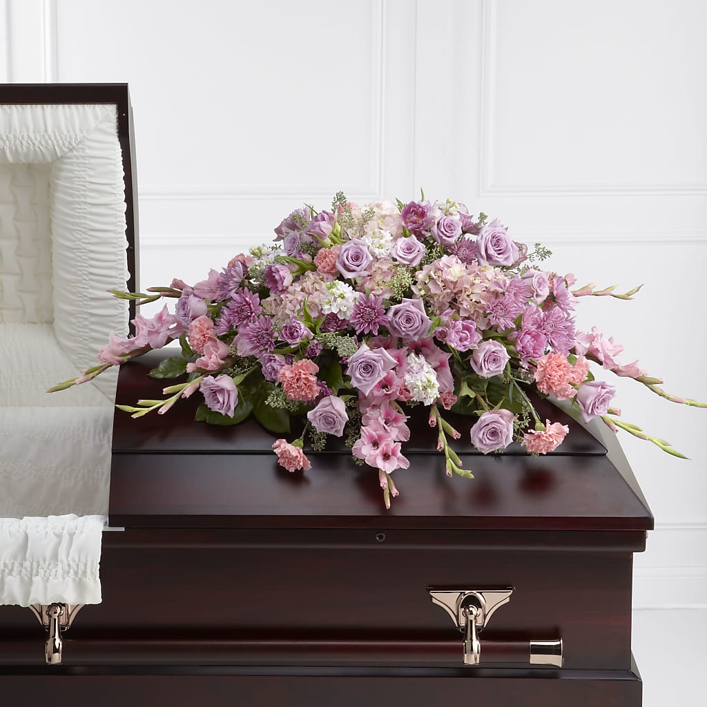 Immorata Casket Spray – Schoodic In Bloom, Winter Harbor ME
