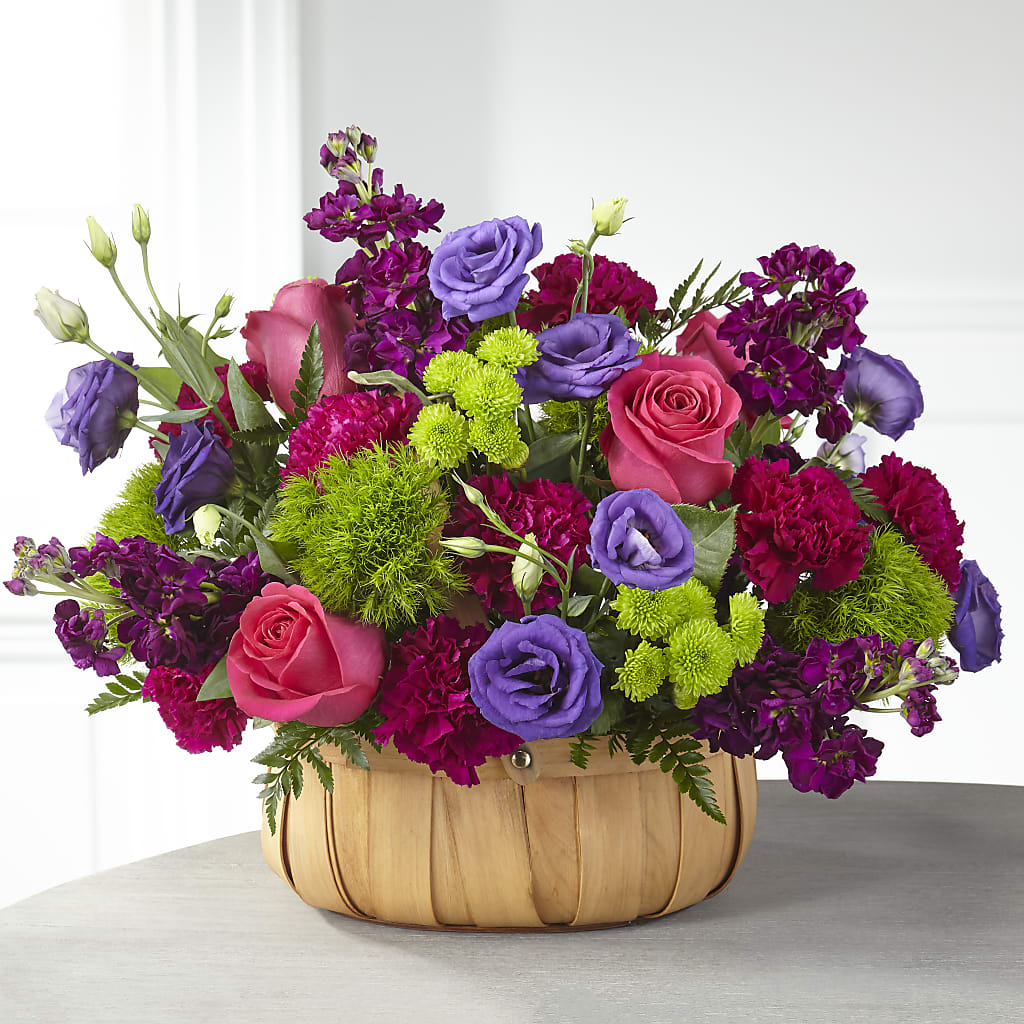 Serene Sanctuary Basket – Schoodic In Bloom, Winter Harbor ME