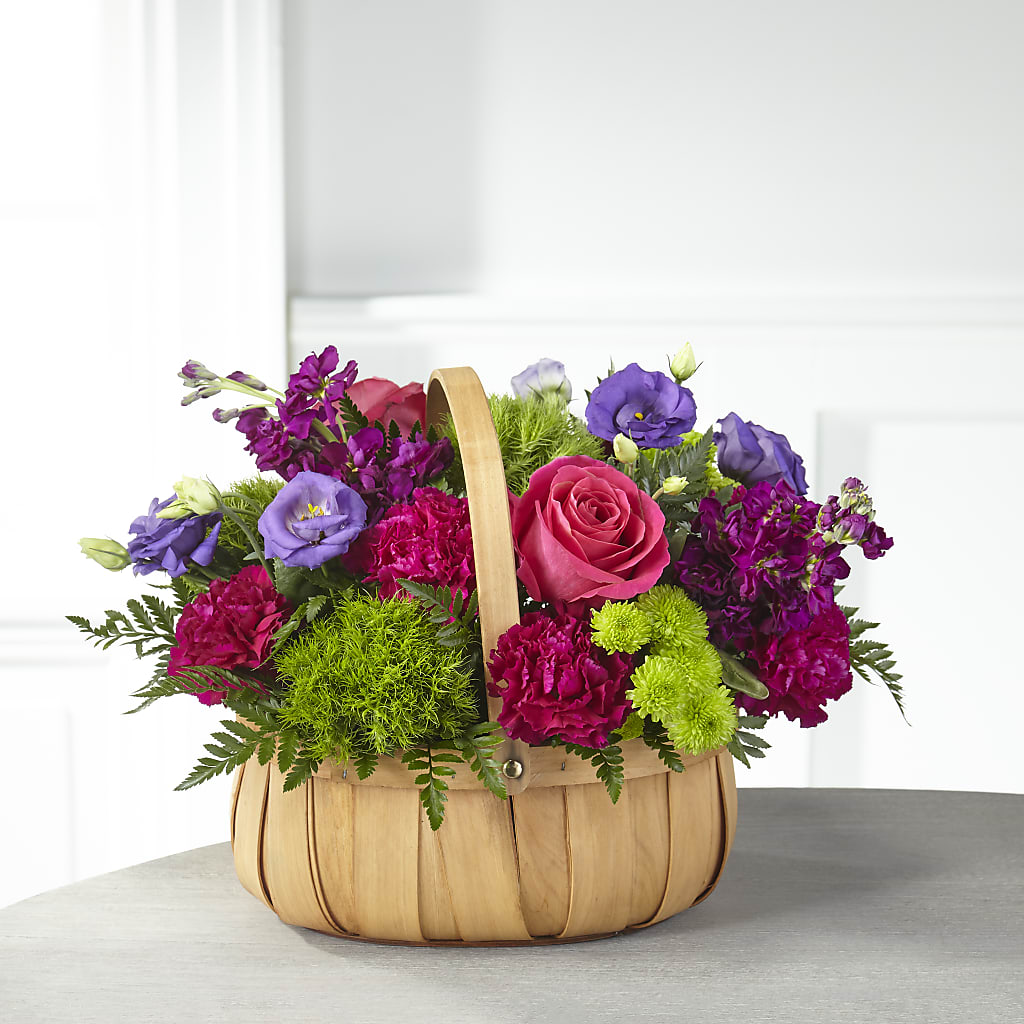 Serene Sanctuary Basket – Schoodic In Bloom, Winter Harbor ME