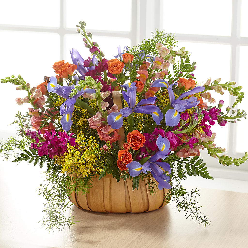 Garden of Life Basket – Schoodic In Bloom, Winter Harbor ME