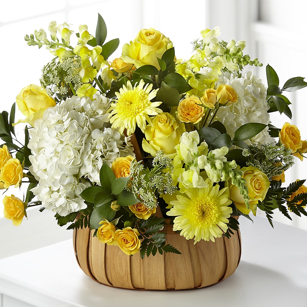 Rustic Remembrance Basket – Schoodic In Bloom, Winter Harbor ME
