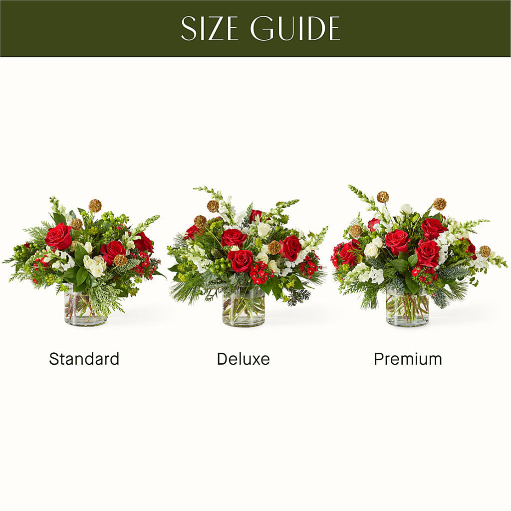 Deck the Halls Bouquet – Schoodic In Bloom, Winter Harbor ME
