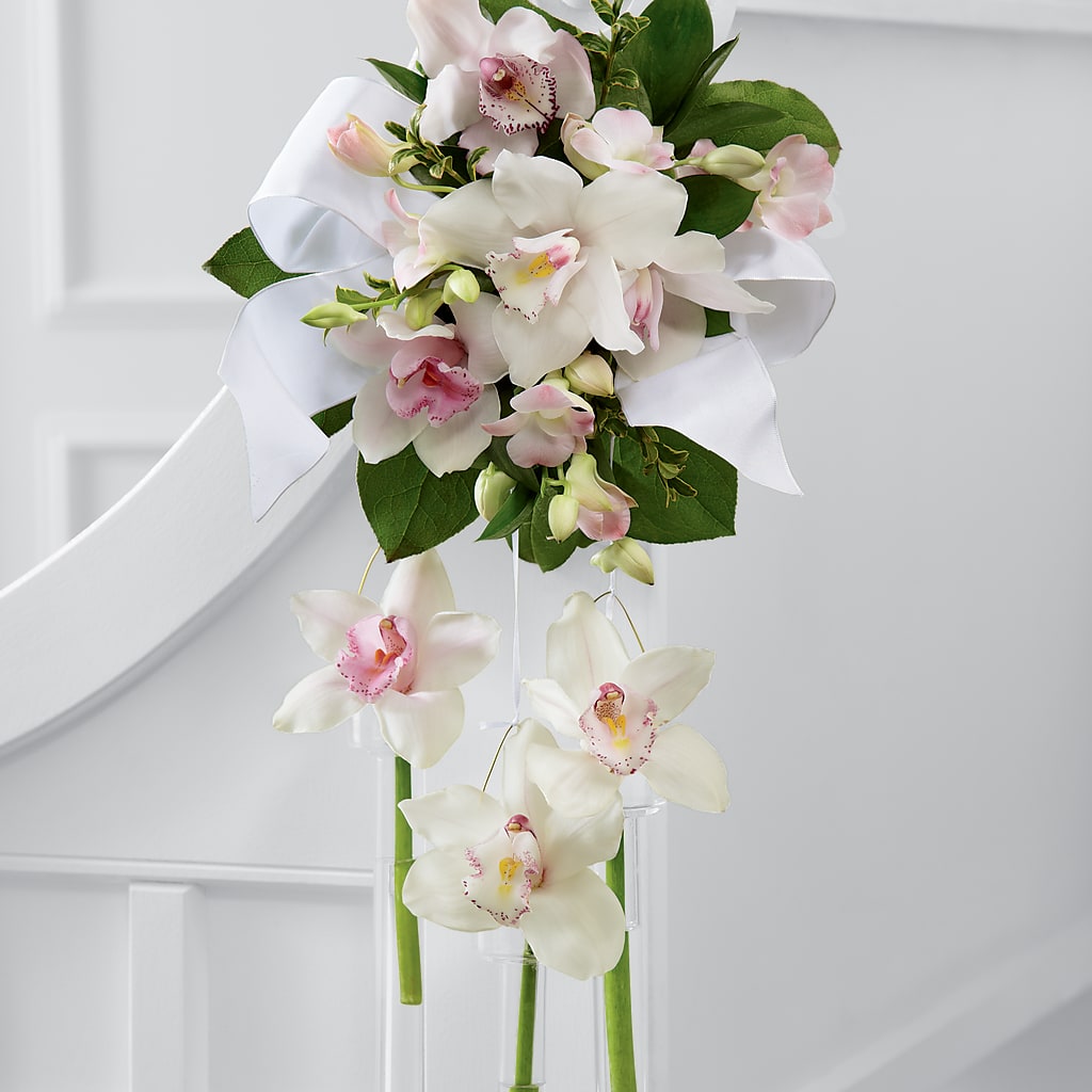 Perfect Entrance Pew Arrangement – Schoodic In Bloom, Winter Harbor ME