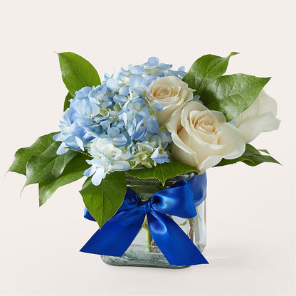 Sky Blue Delight Bouquet –  Schoodic In Bloom, Winter Harbor ME