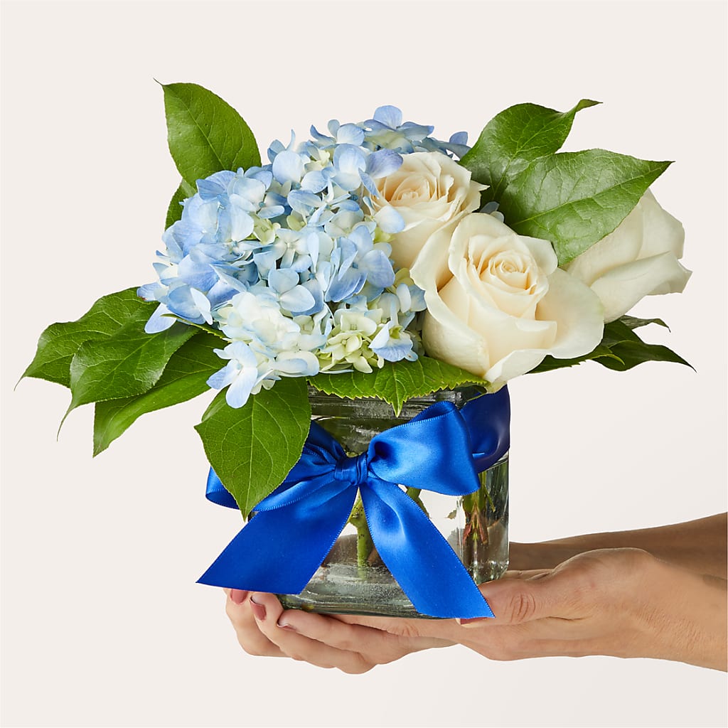 Sky Blue Delight Bouquet –  Schoodic In Bloom, Winter Harbor ME
