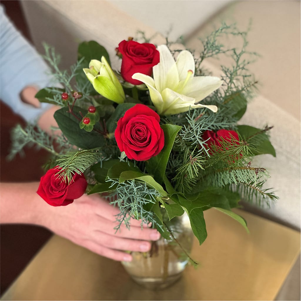 Glittering Lights Bouquet –  Schoodic In Bloom, Winter Harbor ME