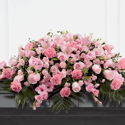 Garden of Comfort Casket Spray (Standard) –  Schoodic In Bloom, Winter Harbor ME