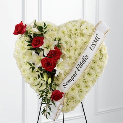 Heartfelt Hero Standing Heart –  Schoodic In Bloom, Winter Harbor ME