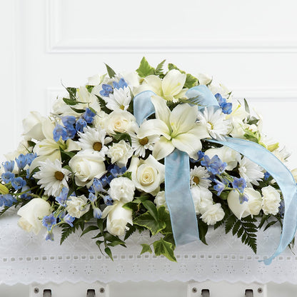 Tender Treasure Casket Spray –  Schoodic In Bloom, Winter Harbor ME