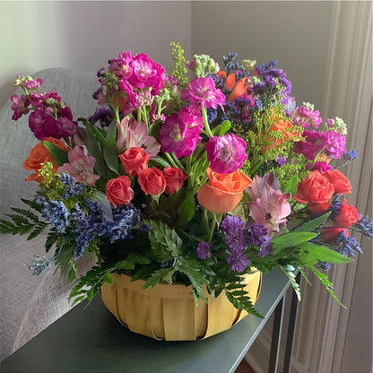 Garden of Life Basket –  Schoodic In Bloom, Winter Harbor ME