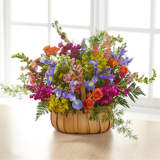 Garden of Life Basket –  Schoodic In Bloom, Winter Harbor ME