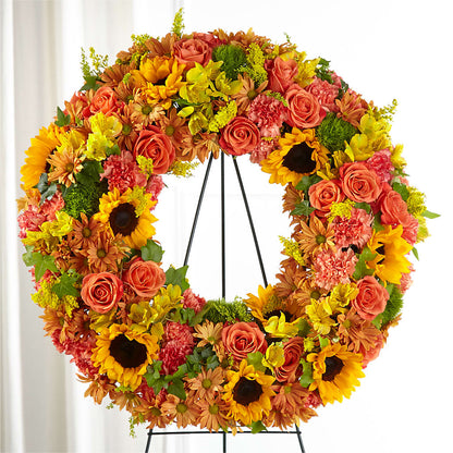 Autumnal Memories Wreath (Standard) –  Schoodic In Bloom, Winter Harbor ME
