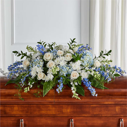 Timeless Essence Casket Spray –  Schoodic In Bloom, Winter Harbor ME