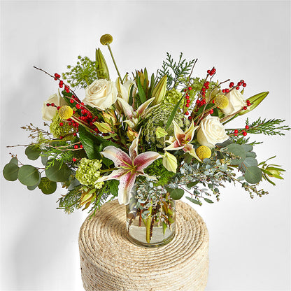 Berry & Bright Bouquet –  Schoodic In Bloom, Winter Harbor ME