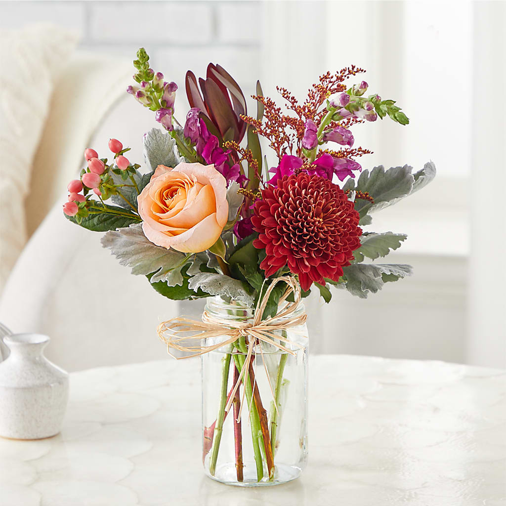 Moody Hues Bouquet –  Schoodic In Bloom, Winter Harbor ME