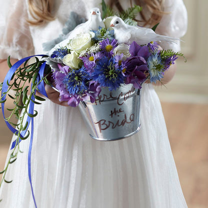 Enchantment Flower Girl Arrangement –  Schoodic In Bloom, Winter Harbor ME