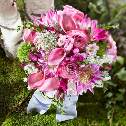 Pink Profusion Bouquet –  Schoodic In Bloom, Winter Harbor ME