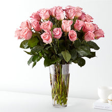 Load image into Gallery viewer, Long Stem Pink Rose Bouquet
